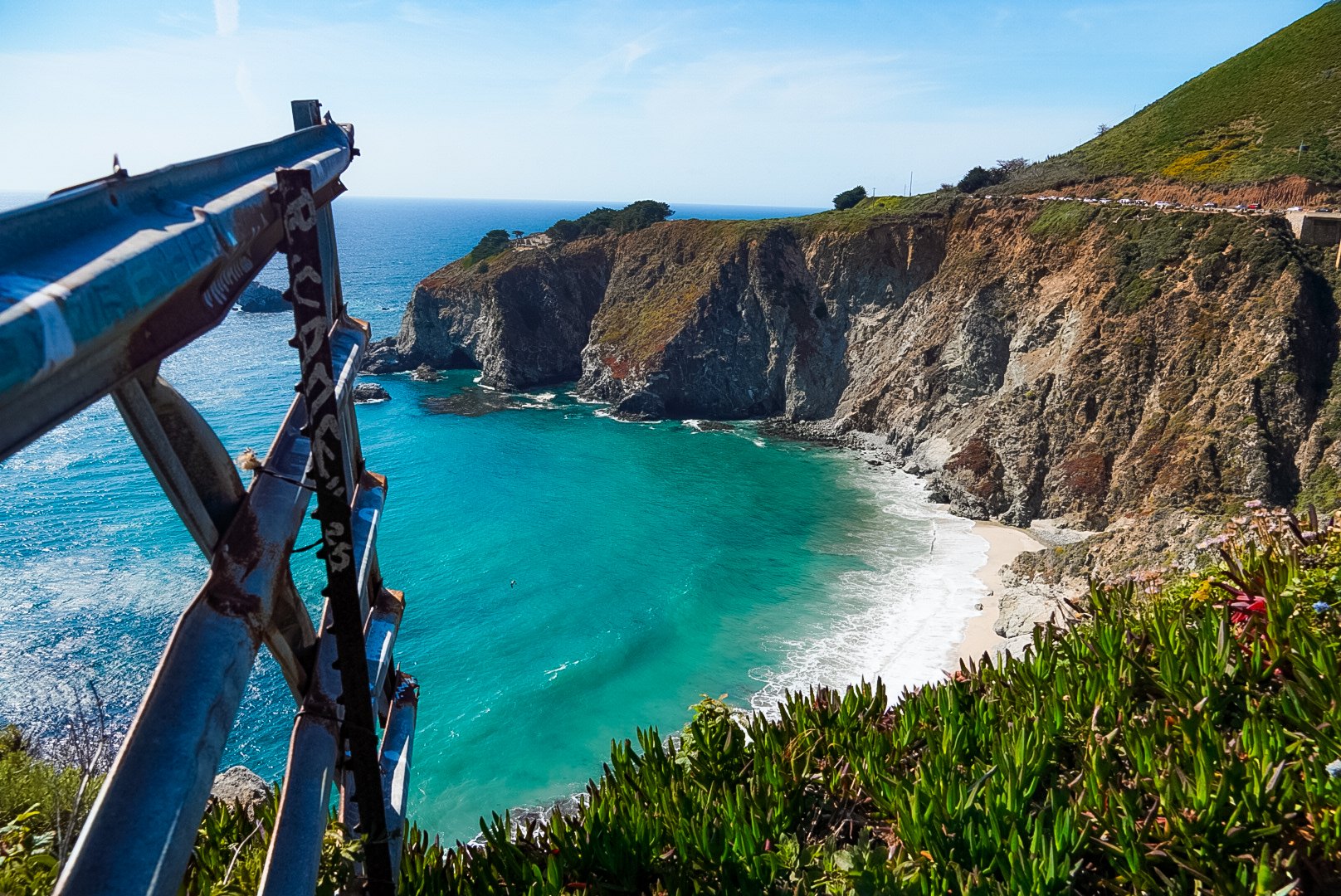 A hidden coastal cove